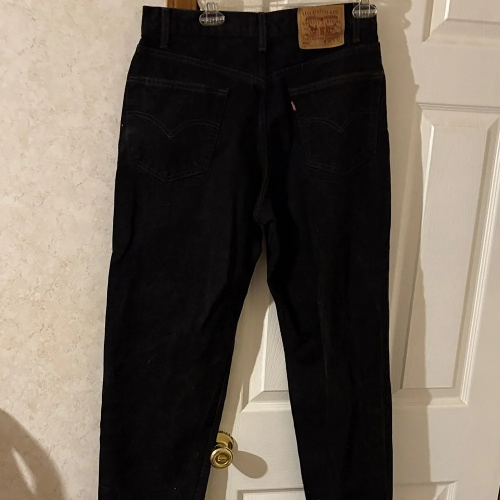 Levi's Midnight Black Jeans like new! Size 34 waist (W34, L30). 😄 - Picture 3 of 5